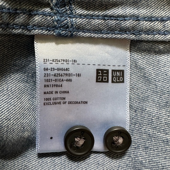 JW ANDERSON Uniqlo Denim Tunic - Picture 5 of 5